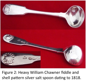 William Chawner salt spoon